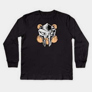 MF DOOM MASK BEAR Kids Long Sleeve T-Shirt